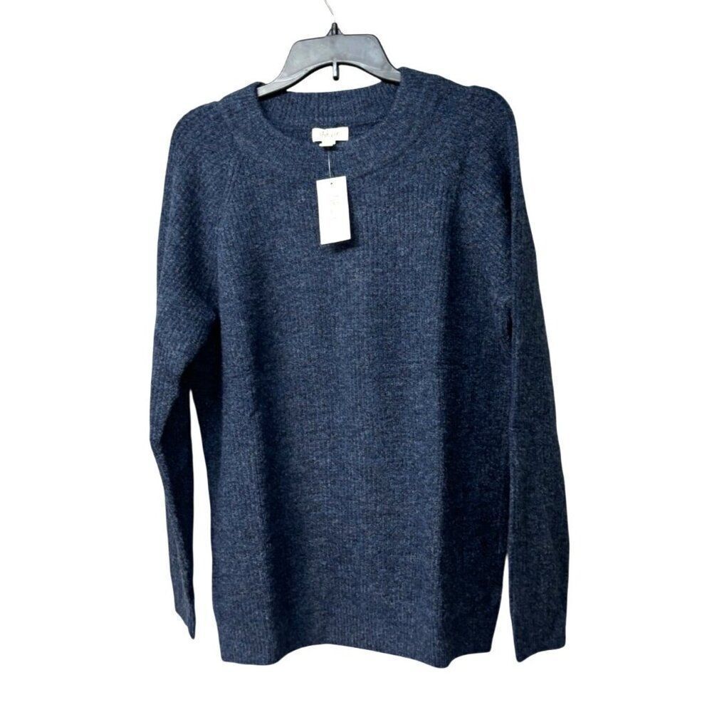 Style & Co Thermal Knit Sweater, Dark Sky Heather, XL - Picture 5 of 10